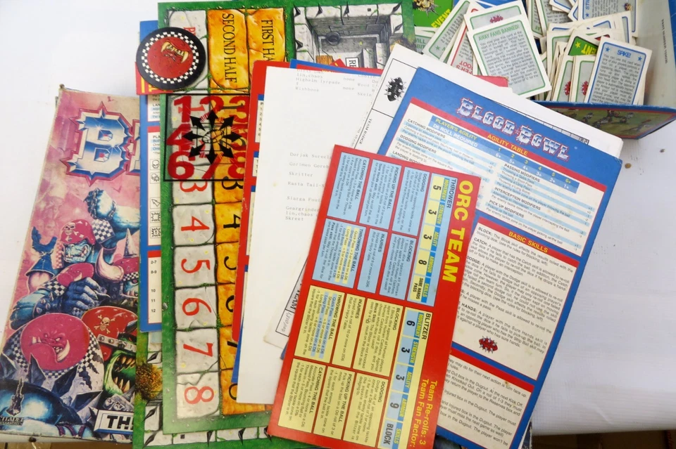 КРОВАВАЯ ЧАША НАСТОЛЬНАЯ ИГРА Открытый Фэнтези Футбол Без Мин Фигурки Иначе Кажется Полным - Изображение 2 из 4