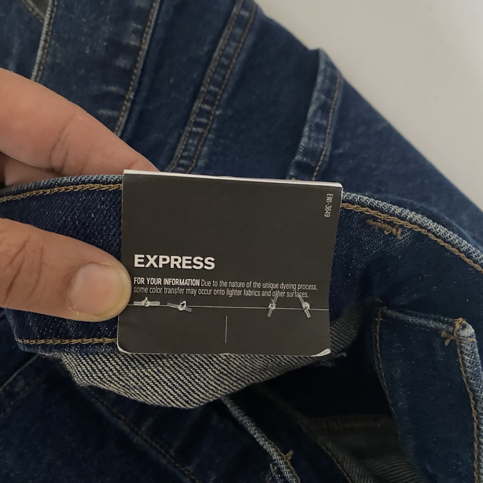 Express Women’s NWT Mid Rise Patch Pockets Denim … - image 11