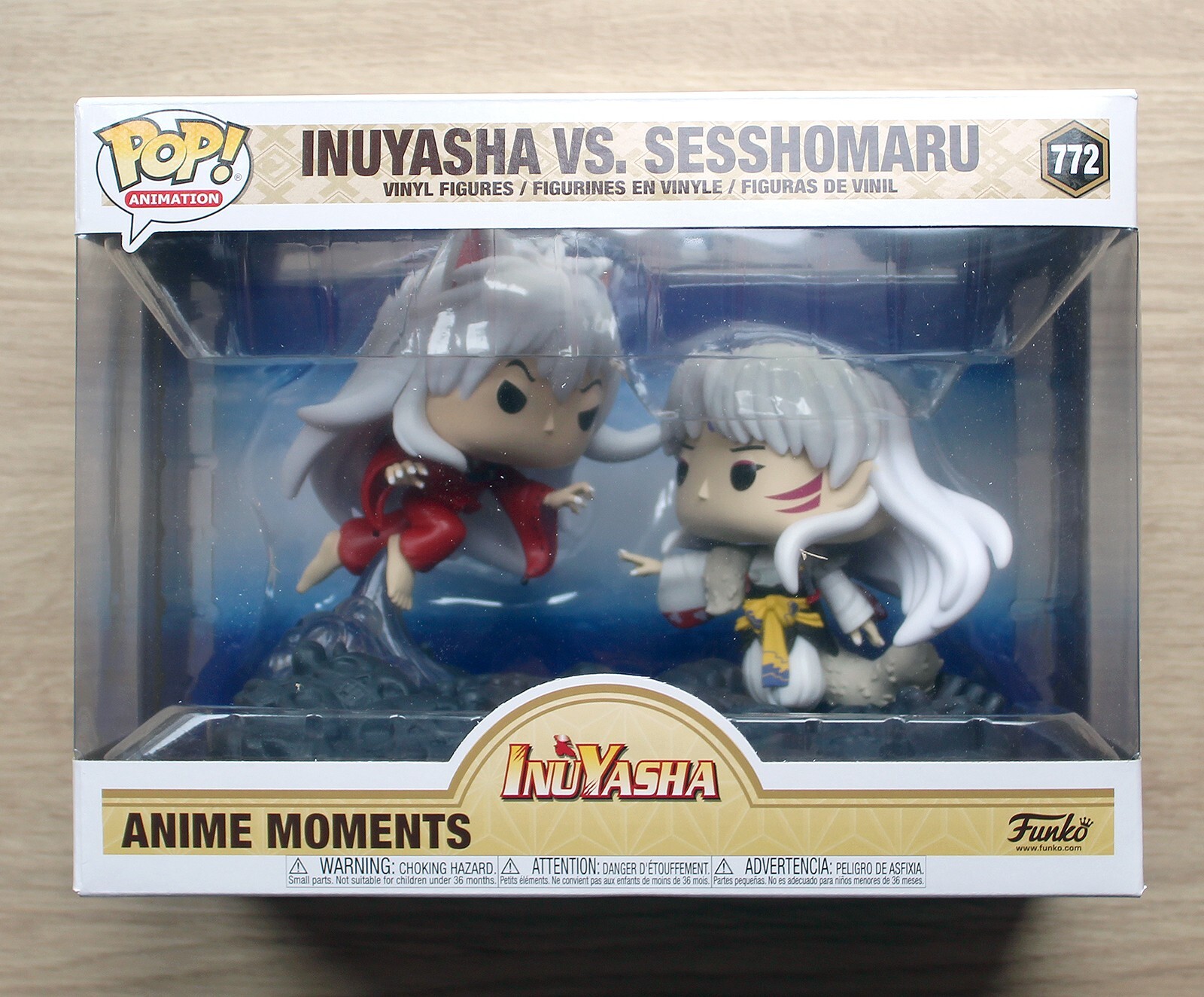 En Oferta Funko Pop Inuyasha Vs Sesshomaru Anime Moment + Protector Gratis