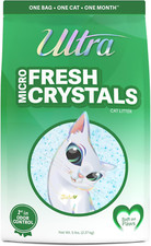 Ultra Fresh Scented Micro Crystals Premium Cat Litter - 99.9 Dust Free, Soft on