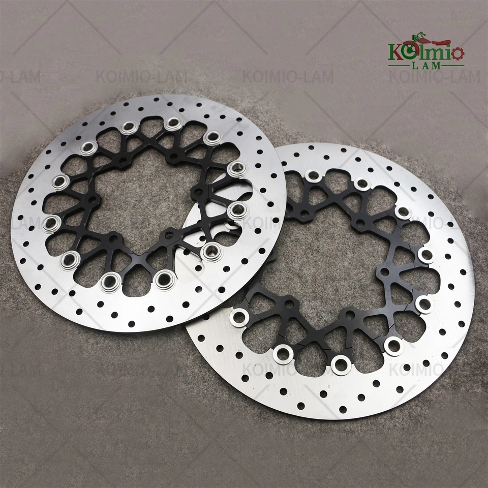 Ajuste para rotores de disco de freio dianteiro Suzuki GSXR600 GSXR750 K8 GSXR1000 K9 - Imagem 2 de 4