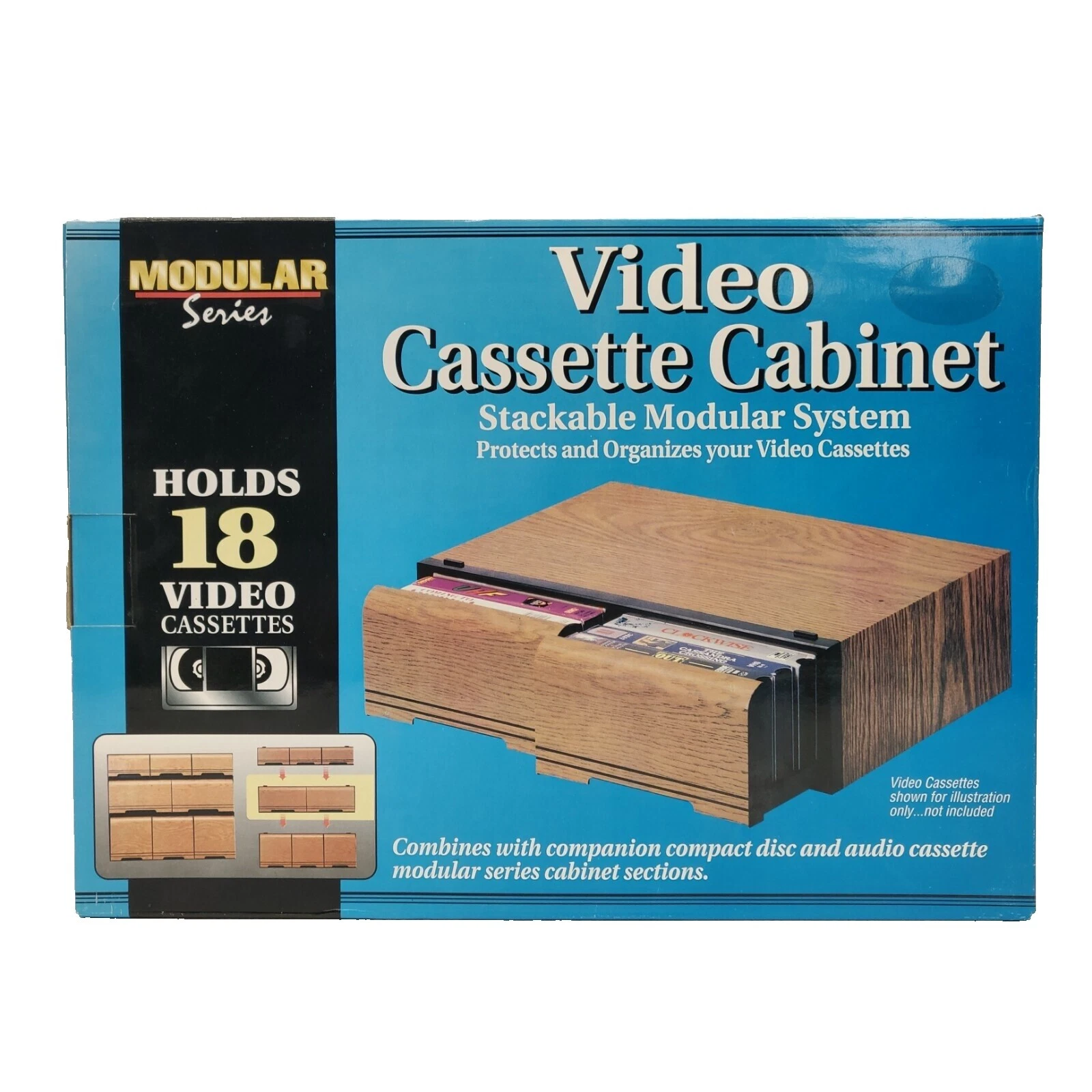 Cajas de almacenamiento de medios de Plástico Rígido Negro Solutions