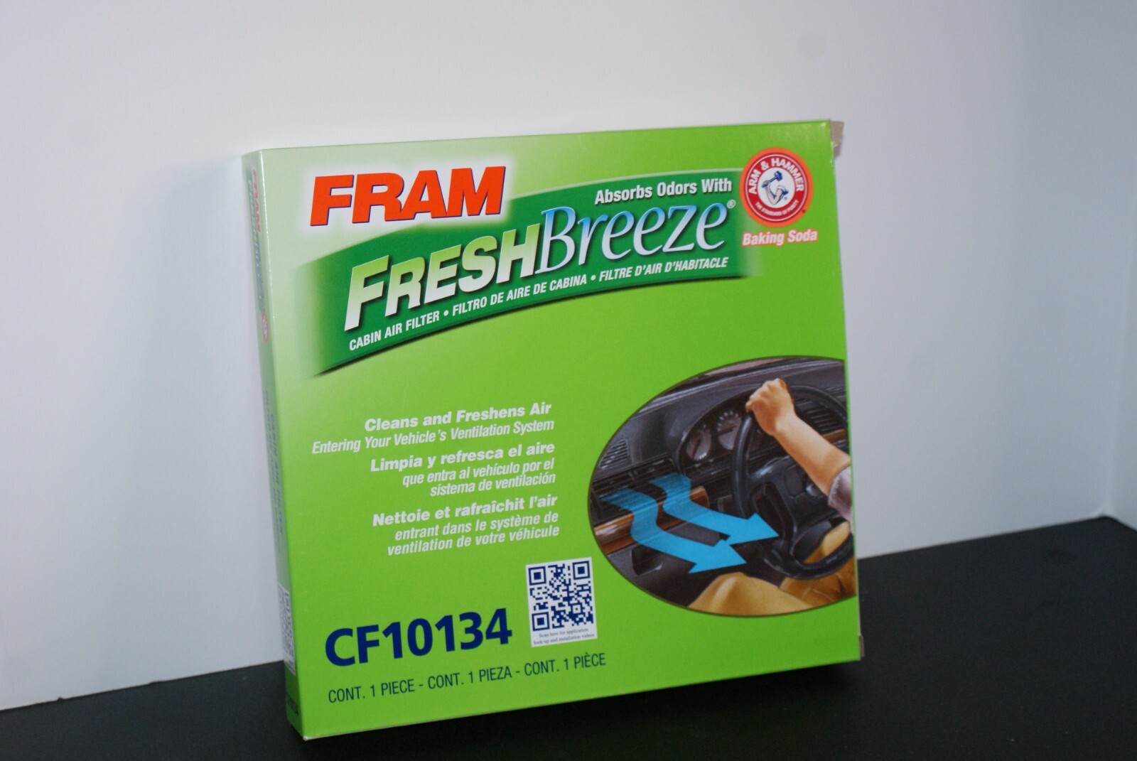 FRAM CF10134 Fresh Breeze Cabin Air Filter with Arm & Hammer 1 PACK eBay