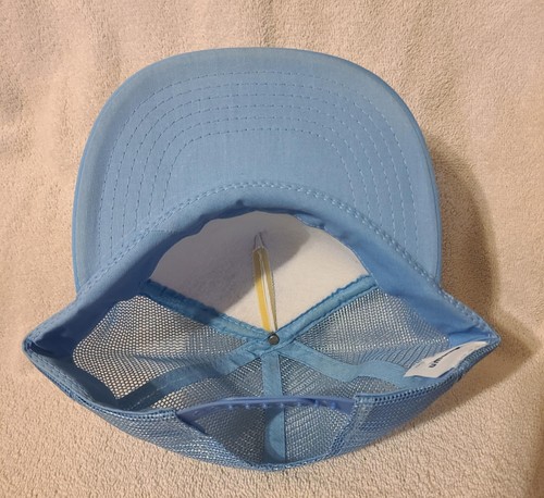 Vtg 80s Baby Blue Trucker Hat Tri-State Chemical Valve Mesh Piping Specialist - Picture 9 of 18