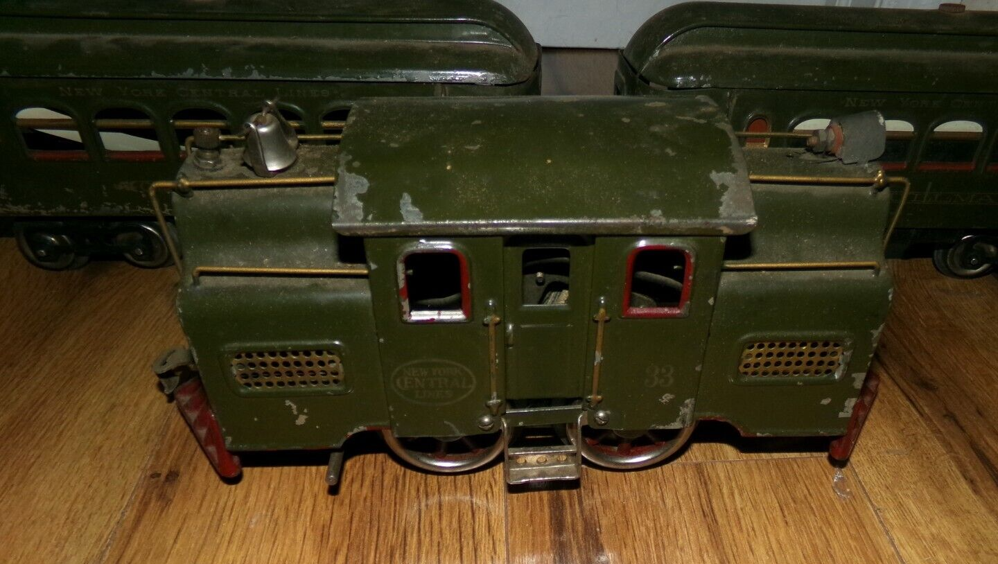 Antique 1920s Prewar Lionel Standard Gauge #34 Train Set 33,35,36 ...