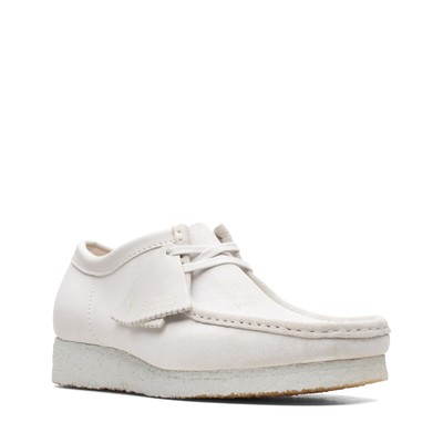 white clarks for men