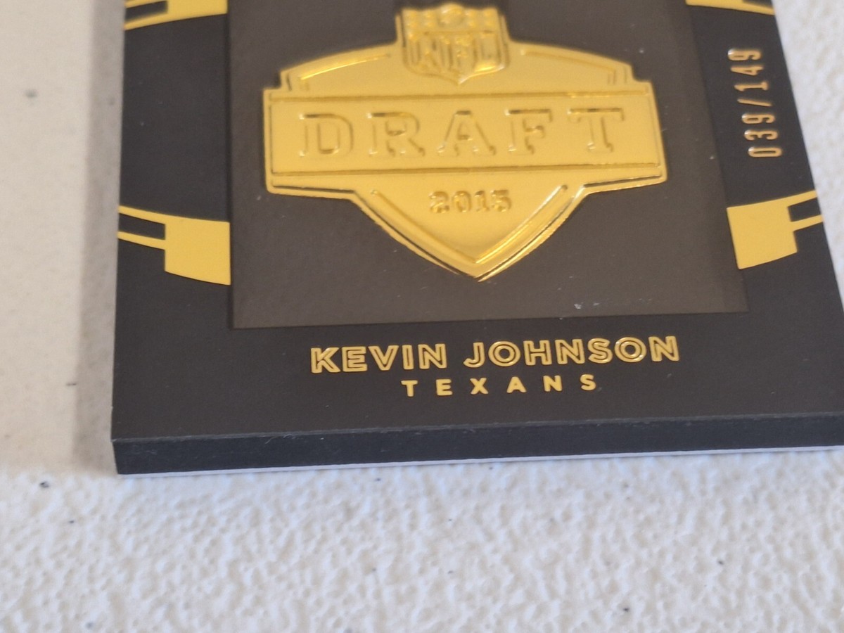 クレイトンプソン 直筆サイン 2015 panini 2015 Panini Black Gold - Draft Symbols Kevin Johnson Thick Relic