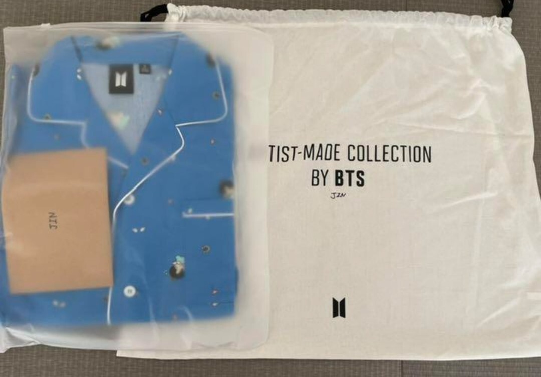 BTS ARTIST MADE COLLECTION By Jin Good Day Pajama Full Set M BTS ARTIST MADE COLLECTION By Jin Good Day Pajama Full Set M