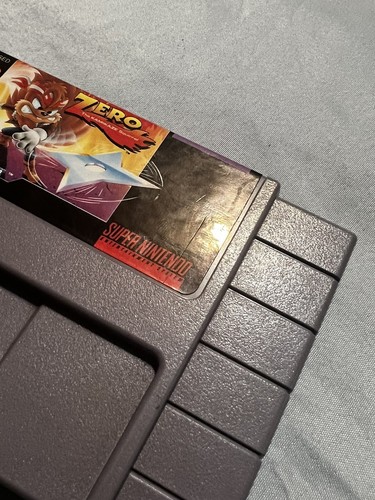 Zero the Kamikaze Squirrel for Super Nintendo SNES Cart Near Mint Shape - Picture 7 of 11
