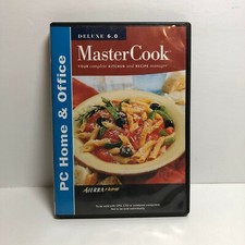 MasterCook Deluxe 6.0 Windows PC, 2001 Cooking Recipe Manager  Teacher SIERRA