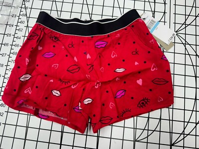 Calvin Klein Women's Boxer Style Sleep Shorts New UK