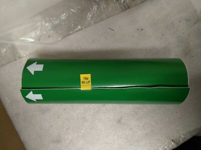 BRADY ROLL 8'' 15506 GREEN WITH WHITE ARROW FLOW DIRECTION PIPE MARKER