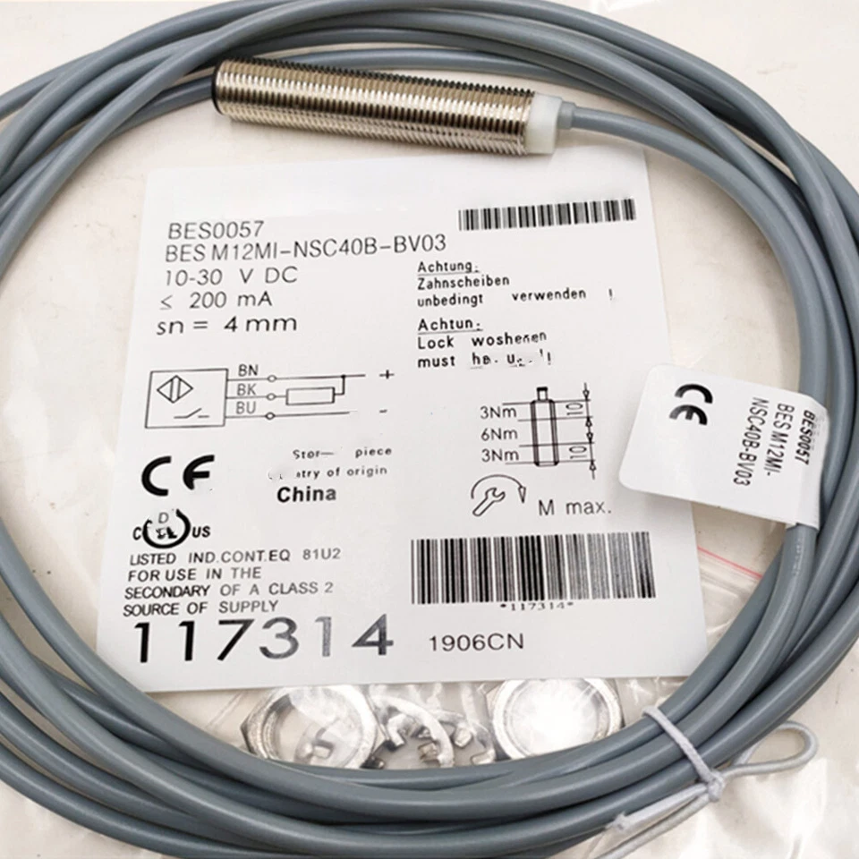 1PC New BALLUFF BES M12MI-NSC40B-BV03 Inductive Standard Sensors Free Shipping - Image 2 of 4