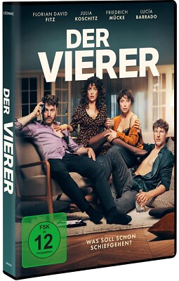 Der Vierer (2024)[DVD/Neu/OVP] Deutsche Komödie mit Florian David Fitz über ein