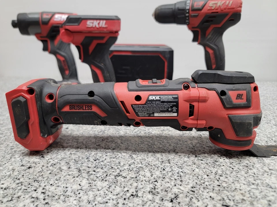 Skil 12V Li-Ion Brushless Cordless 5-Tool Combo Kit a-x - Image 4 of 4