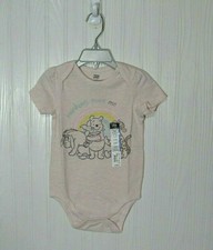 Disney Pooh & Friends 24 Months Infant Romper Creeper Body Suit Pink NWT