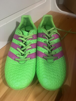 Adidas Ace Football Boots/shoes Size 1/2 Line Green And