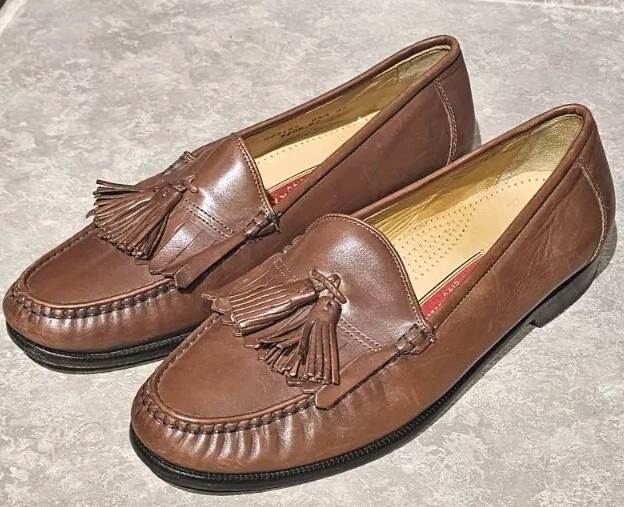 Cole Haan Brown Leather Slip-On Loafers 9.5 M Men main image 2