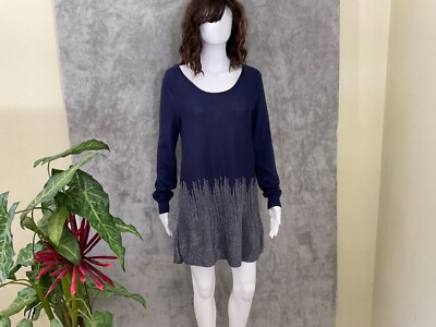soft surroundings cocktail dresses Soft Surroundings Cocktail party Mini Metallic Threads Dress Sz Small blue