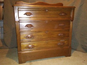 Antique Victorian Era Dresser Maybe Eastlake Style Late 1800 S