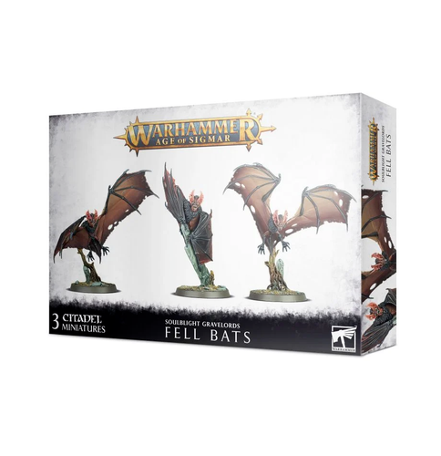 Warhammer Age Of Sigmar Soulblight Gravelords Fell Bats - 3 Miniatures New On Sprue