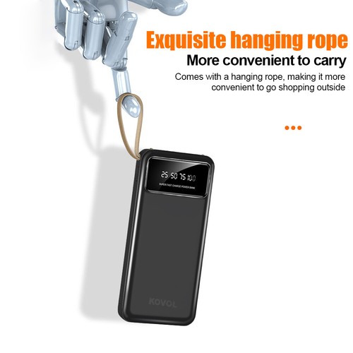 Powerbank 100000mAh Przenośna szybka ładowarka Zewnętrzna bateria Ładowarka Telefon komórkowy - Zdjęcie 9 z 13