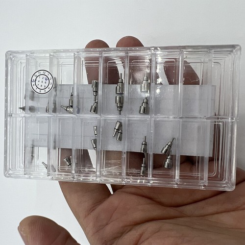 Orologio Classico Acciaio Inox Cronografo Pulsante Spingi Vite In Tipo 26PCS - Foto 2 di 2