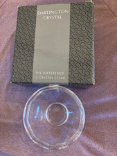 Vintage Dartington Handmade Crystal Bowl Diameter 5" Height 3" approx.