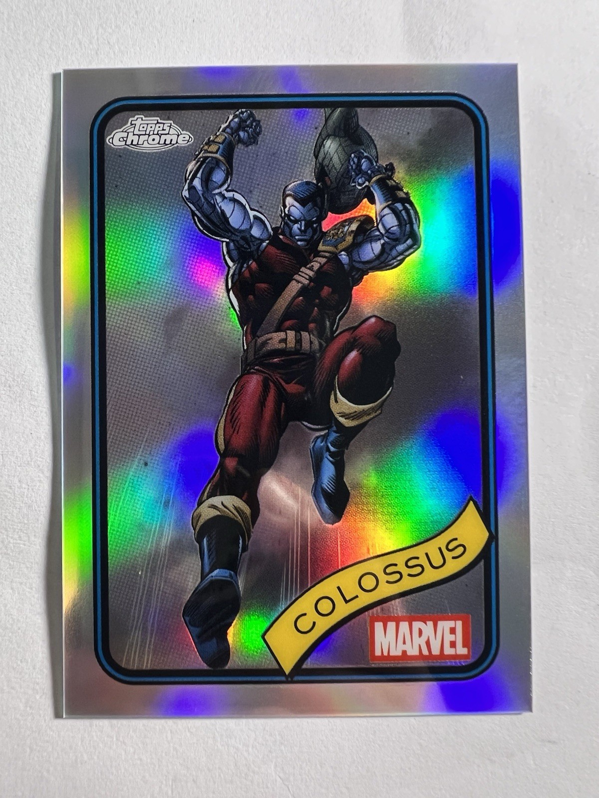 2025 Topps Chrome Marvel Colossus 93 Refractor