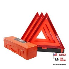 3 Pack Foldable Warning Reflective Triangles with Carrying WT-3PK SAND FILLED