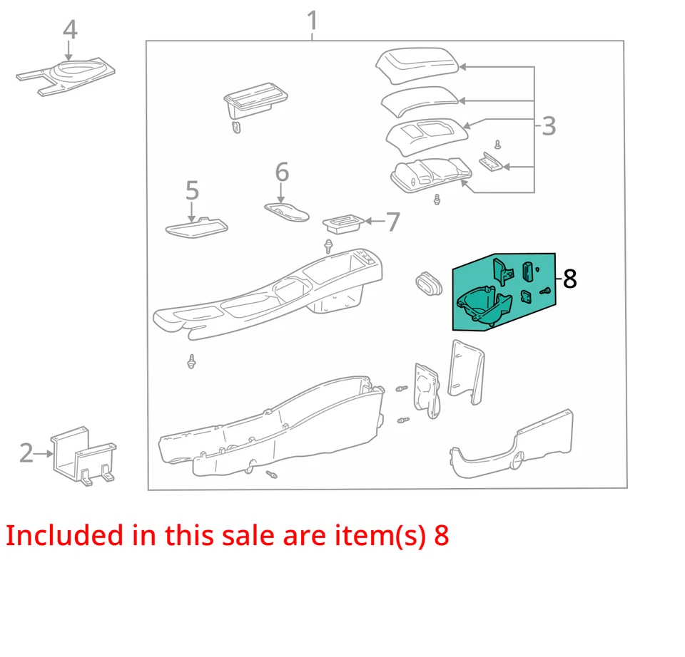FITS 2000-2007 FORD MERCURY TAURUS SABLE HOLDER CUP YF1Z5413562BAB - NEW OEM - Image 2 of 3