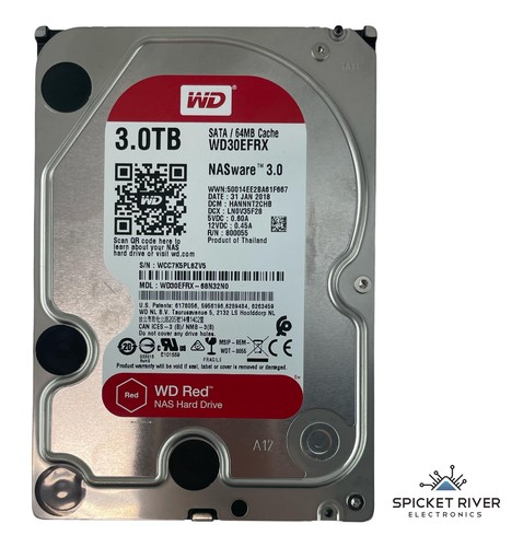 Western Digital WD WD30EFRX Red NASware 3.0 3.5