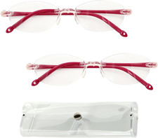 2 Pcs Auto Focus Glasses, Automatic Zoom Reading Intelligent Self Adjusting Pres