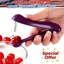 Portable Cherry Pitter Remover Tool Olive Corer Fruit Seed Pit Kitchen Gadget
