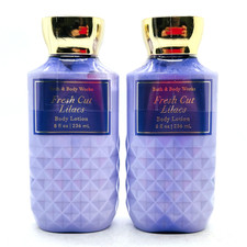 2 Bath  Body Works FRESH CUT LILACS 24 hr Moisture Body Lotion 8 fl.oz