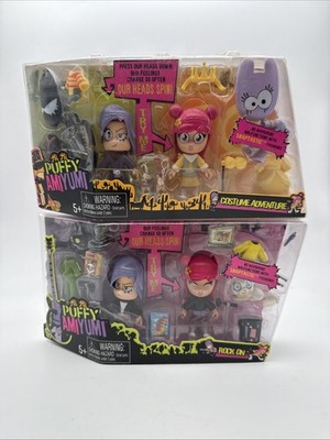 Hi Hi Puffy AmiYumi Rock on Costume Adventure Spinning Heads