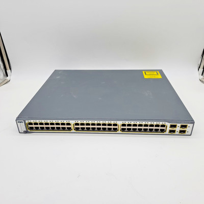 Cisco 3750 PoE-48 WS-C3750-48PS-S 48-Port Ethernet Switch ONLY