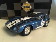 Rare 1:18 Exoto Racing Legends Blue Cobra Daytona Coupe #26 in both boxes