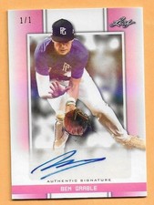 BEN GRABLE 1/1 AUTO 2019 LEAF PERFECT GAME PINK SHIMMER AUTOGRAPH NY YANKEES