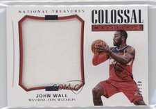 2017-18 Panini National Treasures Colossal Materials /49 John Wall #CM-12 5w7