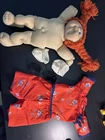 Vintage 1985 Coleco Cabbage Patch Kids Doll Red Yarn Pigtails, Bl Eyes (Mold #8)
