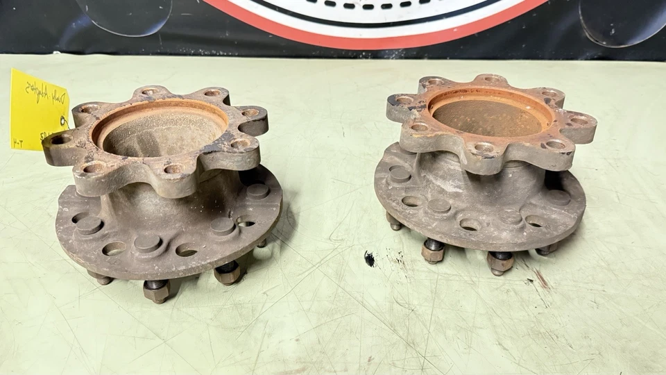 2001-2010 Chevy GMC 3500 Dually Adapters Hub Extensions Spacers Pair DRW Front Foto 3 de 4