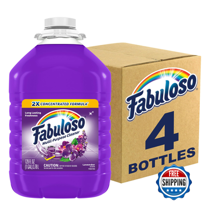 #ad Fabuloso 2X Concentrated Lavender All Purpose Cleaner 4x128 oz $61.58