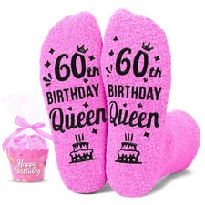 HAPPYPOP Birthday Gift Ideas - Socks for 30 40 60 70 Years Old Women Female