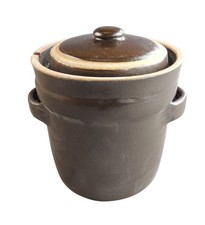 Gärtopf Steinzeugtopf Rumtopf mit Deckel 4L, 5L, 6,5L, 9L