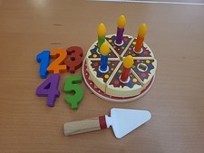 Kinderküche Geburtstagstorte Holz 1 2 3 4 5