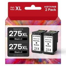 PG-275XL Black Ink Cartridge Replacement for Canon 275 Black Ink Remanufactur...