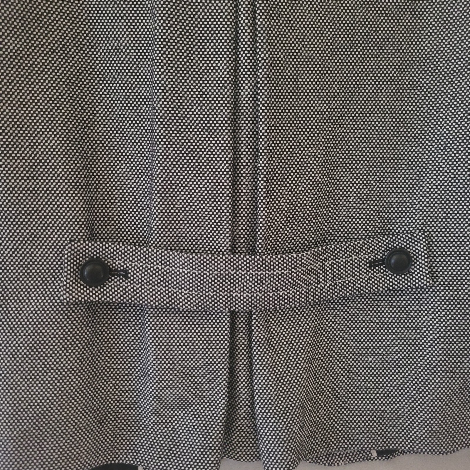 Talbots Single Button Micro Checked Jacket Womens… - image 12