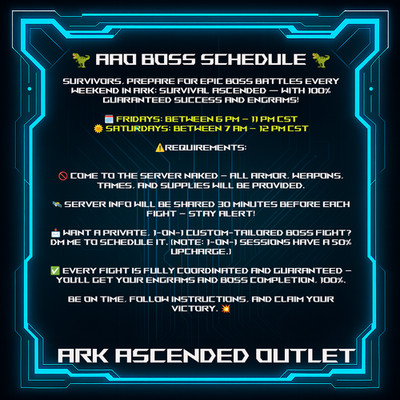  Ark Survival Ascended PVE Boss Carries | KingTitan 