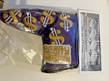Scotty Cameron 2018 Cash Is King Purple Sparkle Bling Headcover NEW SEALED Rare